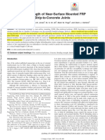 2007 - Seracino - Bond Strength of NSM FRP Strip To Concrete Joints