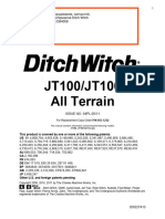 Jt100 M - Parts Manual