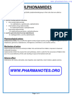 15 Sulphonamides