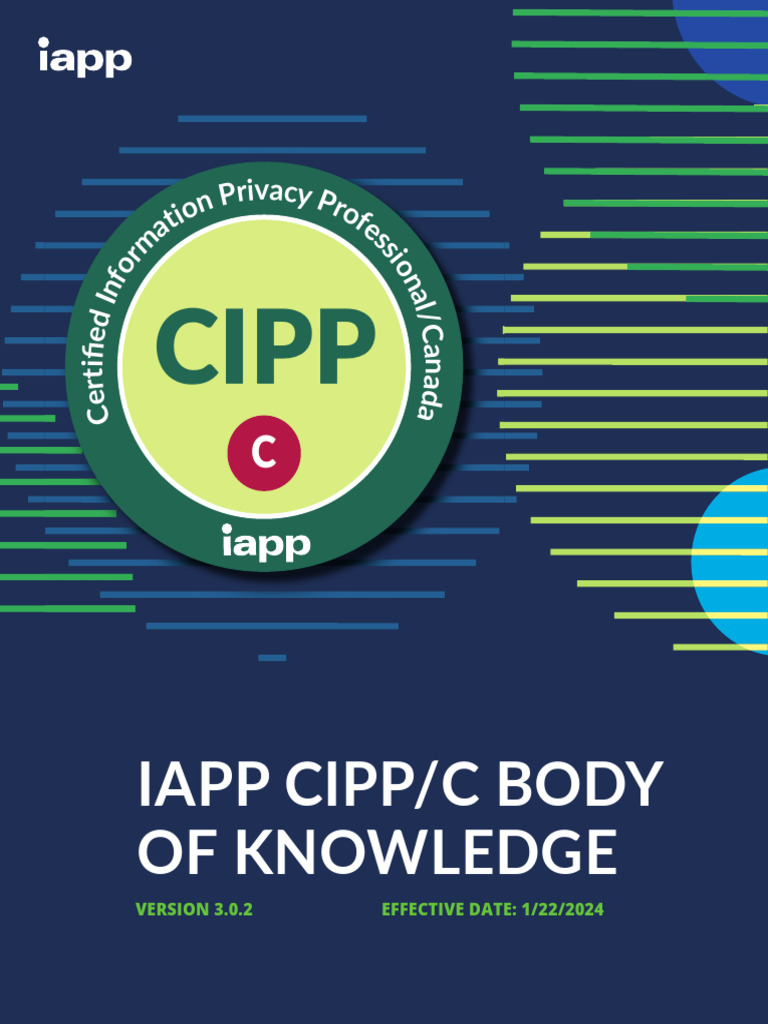 CIPPC Body of Knowledge | PDF | Privacy | Information