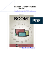 Instant Download Bcom 8th Edition Lehman Solutions Manual PDF Full Chapter