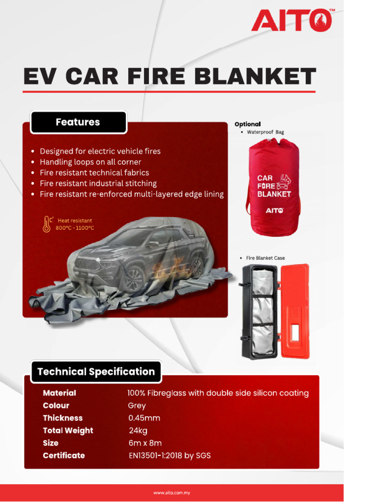 Catalogue Tag Fire Blanket For Fire Protection System | PDF