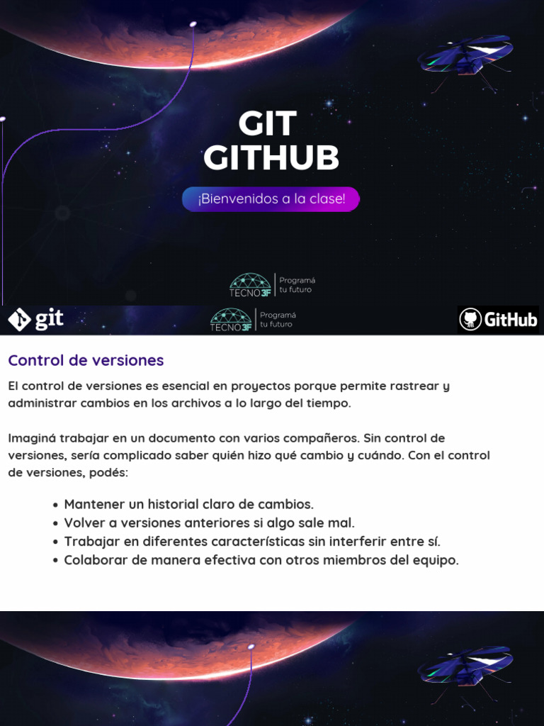 Introducción a Git y GitHub | PDF | Control de versiones | Ingeniería ...