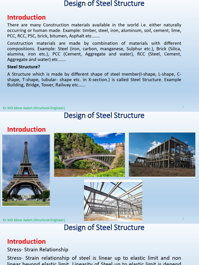Overview of Steel Structure Design Methods | PDF | Deformation ...