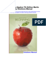 Instant Download Beginning Algebra 7th Edition Martin Gay Solutions Manual PDF Full Chapter