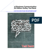 Instant Download Essentials of Business Communication Canadian 8th Edition Guffey Test Bank PDF Full Chapter