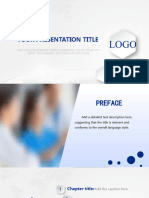 Blue Medical Affairs PowerPoint Templates