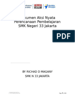 Dokumen Aksi Nyata Perencanaan Pembelajaran SMK Negeri 33 Jakarta