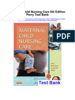 Instant Download Maternal Child Nursing Care 5th Edition Perry Test Bank PDF Full Chapter