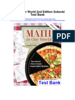 Instant Download Math in Our World 2nd Edition Sobecki Test Bank PDF Full Chapter