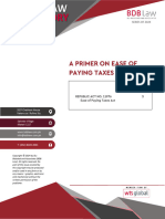 A Primer On Ease of Paying Taxes RA 11796 (By BDB Law)