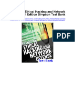 Instant Download Hands On Ethical Hacking and Network Defense 1st Edition Simpson Test Bank PDF Full Chapter