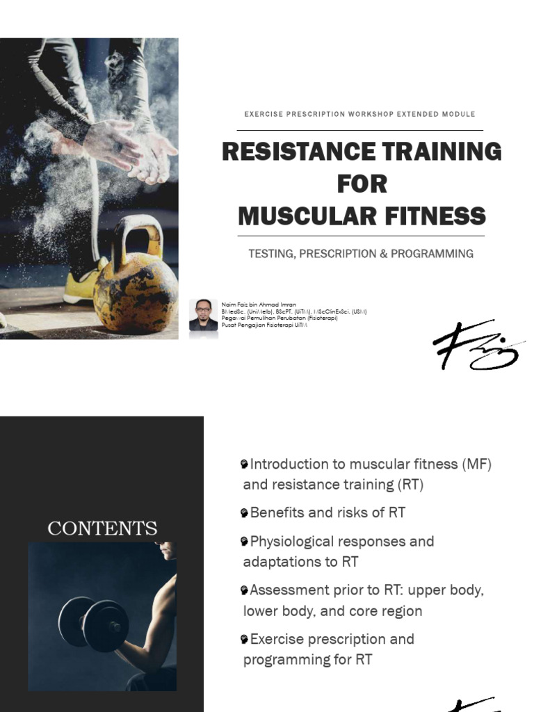 Day 2 ExRx Resistance Training PDF Skeletal Muscle Muscle