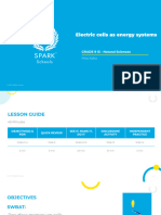 Electric Cells As Energy Systems: GRADE 9 IS - Natural Sciences