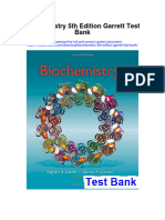 Instant Download Biochemistry 5th Edition Garrett Test Bank PDF Full Chapter