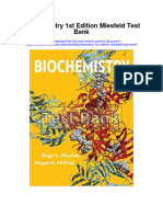 Instant Download Biochemistry 1st Edition Miesfeld Test Bank PDF Full Chapter