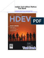 Instant Download Hdev Canadian 2nd Edition Rathus Test Bank PDF Full Chapter