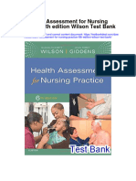 Instant Download Health Assessment For Nursing Practice 6th Edition Wilson Test Bank PDF Full Chapter