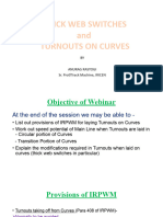 Turnouts On Curves - Webinar