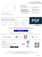 Total A Pagar: Miguel Angel Pedraza Contreras