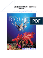 Instant Download Biology 12th Edition Mader Solutions Manual PDF Full Chapter