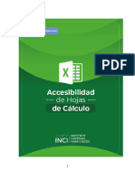 Guía de Accesibilidad para Hojas de Cálculo - INCI