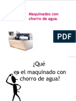 Maquinados Con Chorro de Agua