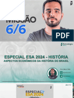 ESPECIAL ESA 2024 Economia Na História Do Brasil Prof Marco Túlio