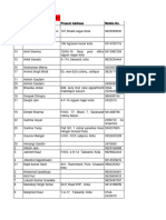 Batch-2004-2006: S.No Name Present Address Mobile No