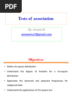 Test of Association