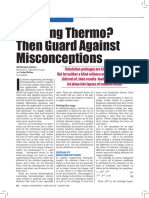 Applying Thermo Then Guard Against Misconceptions