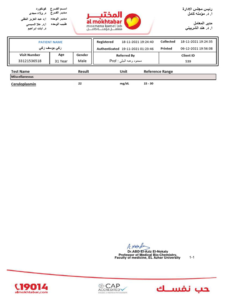 Operation Patient Name