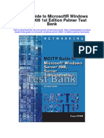 Instant Download Mcitp Guide To Microsoftr Windows Server 2008 1st Edition Palmer Test Bank PDF Full Chapter