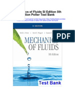 Instant Download Mechanics of Fluids Si Edition 5th Edition Potter Test Bank PDF Full Chapter