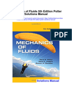 Instant Download Mechanics of Fluids 5th Edition Potter Solutions Manual PDF Full Chapter