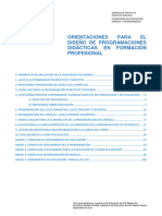 Orientaciones para El Diseño de Programaciones Didácticas en FP