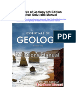 Instant Download Essentials of Geology 5th Edition Marshak Solutions Manual PDF Full Chapter