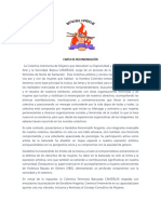 Carta Respaldo Consejo Consultivo de Mujeres Geral