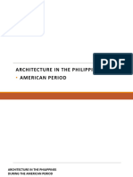 Architecture in The Philippines American Period