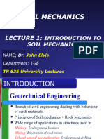 Lecture1 - Introduction To Soil Mechanics