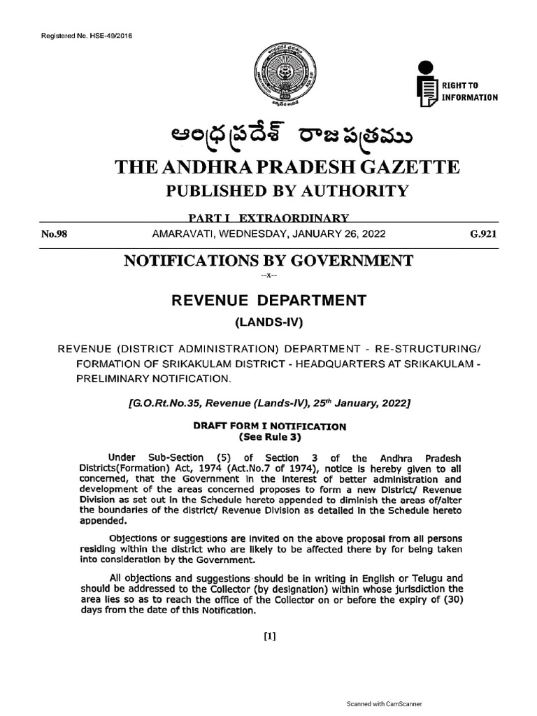 Districts Reorg | PDF