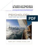 Instant download Psychology Frontiers and Applications Canadian 4th Edition Passer Test Bank pdf full chapter