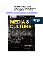 Instant Download Media and Culture Mass Communication in A Digital Age 9th Edition Campbell Test Bank PDF Full Chapter