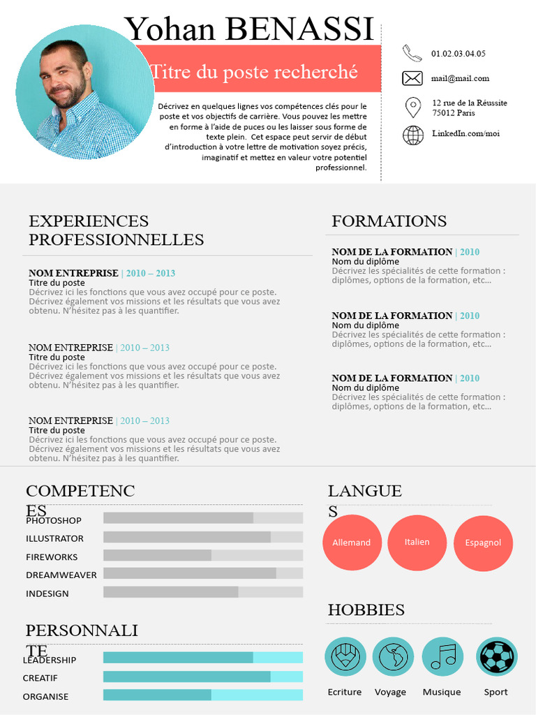 CV 227 | PDF | Évolution de carrière