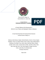 Paranoid Personality Disorder Manuscript