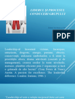 Liderul Și Procesul Conduceri Grupului