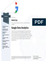 Coursera Data Analyst Professional Certificate