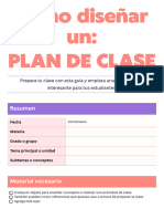 Cómo Diseñar Un Plan de Clases