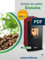 Estufa de Pellets Starclima Estela KW 10863804 Techsheetsup