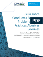 Guide to Problematic Sexual Behaviours and Abusive Sexual Practises Spanish